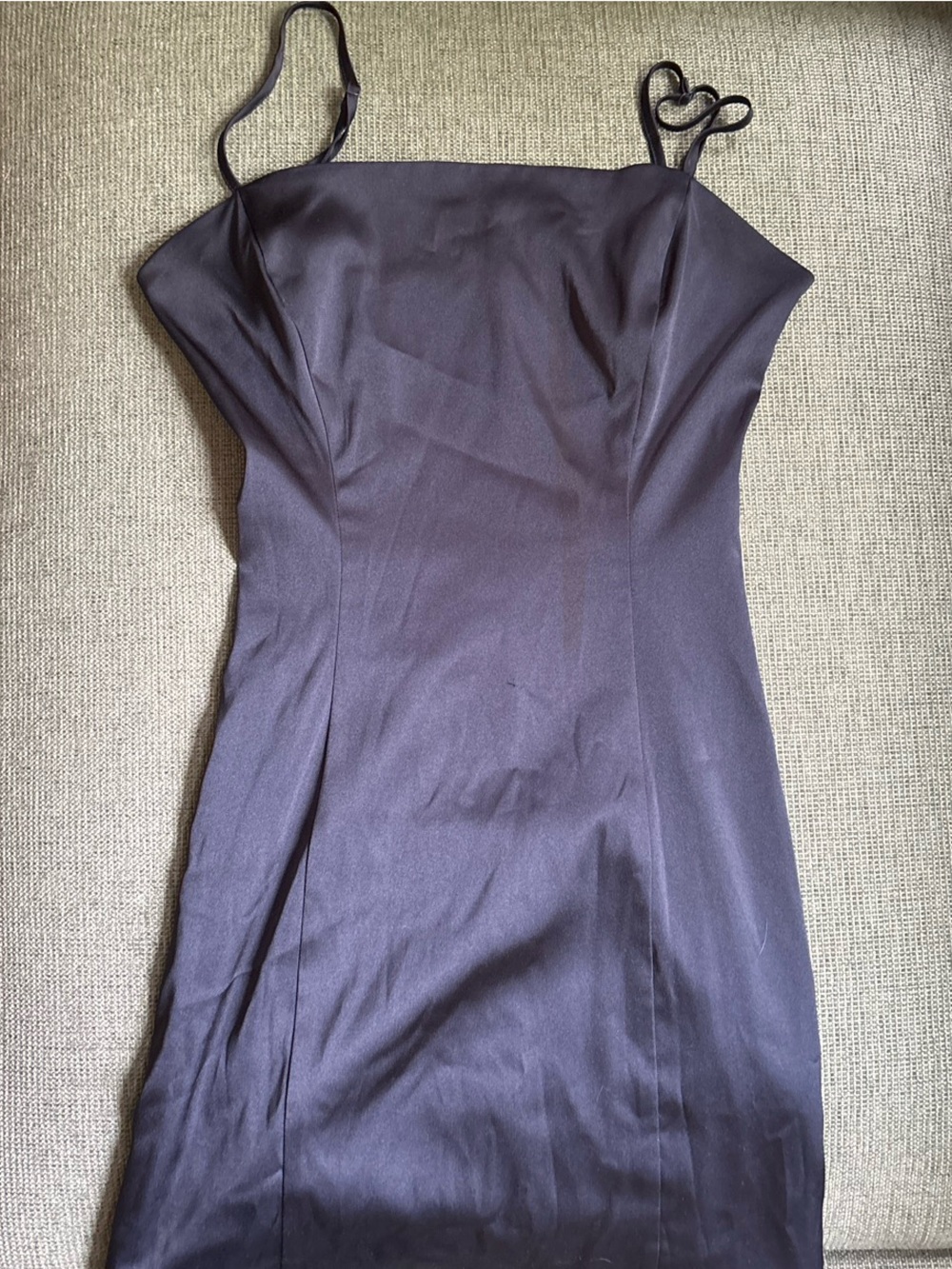 Aritzia midnight blue Satin Slip Dress